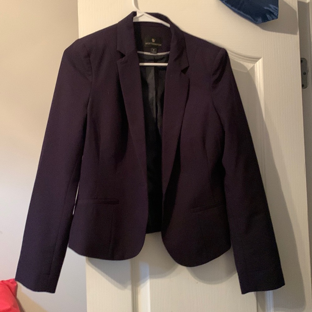 Navy blue blazer